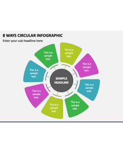8 Ways Circular Infographic PPT Slide 1