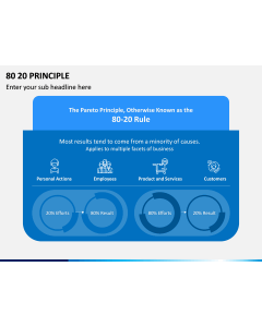 80 20 (Pareto) Principle PPT Slide 1