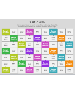 9 By 7 Grid PPT Slide 1