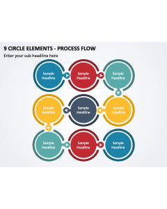 9 Circle Elements - Process Flow PPT Thumbnail