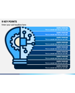 9 Key Points PPT Slide 1