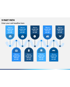 9 Part Path PPT Slide 1