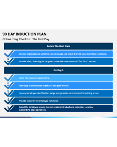 90 Day Induction Plan PPT Slide 1