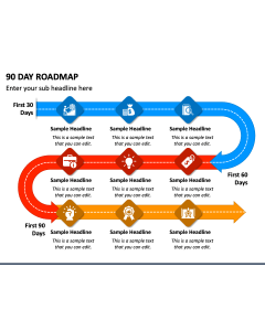 90 Day Roadmap PPT Slide 1