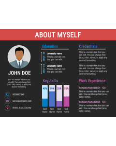 About Myself PPT Slide 1