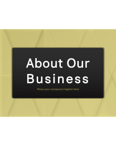 About Our Business PPT Slide 1