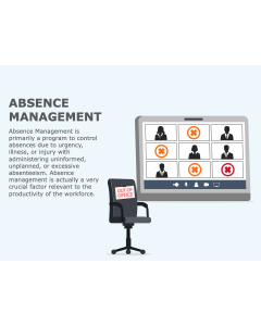 Absence Management PPT Slide 1