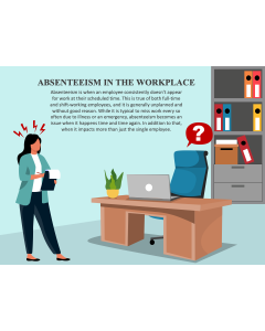 Absenteeism in the Workplace PPT Slide 1
