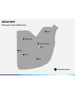 Abuja Map PPT Slide 1