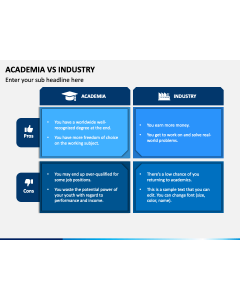 Academia Vs Industry PPT Slide 1