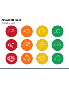 Accelerate Icons PPT Slide 1