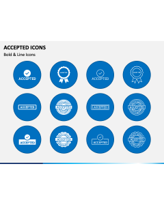 Accepted Icons PPT Slide 1