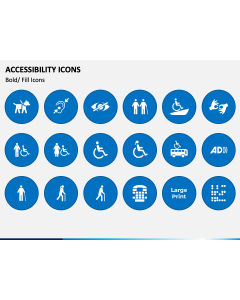 Accessibility Icons PPT Slide 1