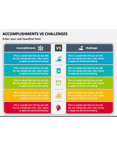 Accomplishments Vs Challenges PPT Slide 1