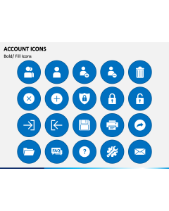 Account Icons PPT Slide 1