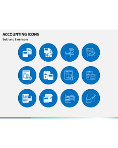 Accounting Icons PPT Slide 1