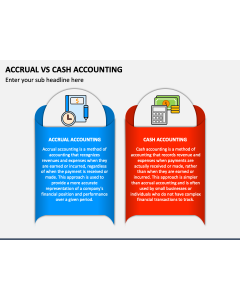 Accrual Vs Cash Accounting PPT Slide 1