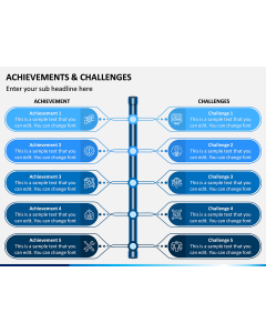 Achievements and Challenges PPT Slide 1