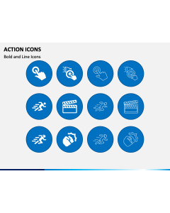 Action Icons PPT Slide 1