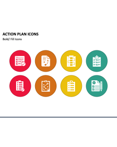 Action Plan Icons PPT Slide 1