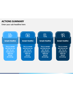 Actions Summary PPT Slide 1