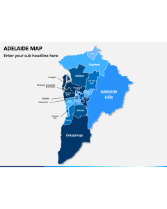 Adelaide Map PPT Slide 1