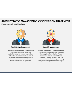 Administrative Management Vs Scientific Management PPT Slide 1