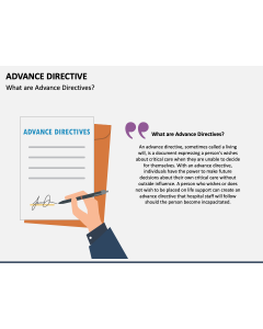 Advance Directive PPT Slide 1