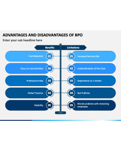 Advantages and Disadvantages of BPO PPT Slide 1