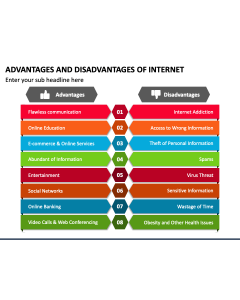 Advantages and Disadvantages of Internet PPT Slide 1