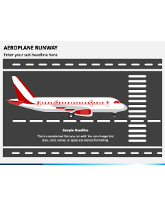 Aeroplane Runway PPT Slide 1