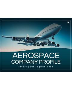 Aerospace Company Profile PPT Slide 1