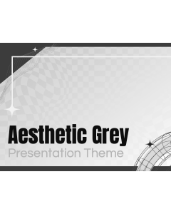 Aesthetic Grey Theme PPT Thumbnail