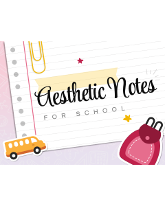 Aesthetic Notes for School PPT Thumbnail