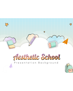 Aesthetic School Presentation Background PPT Thumbnail