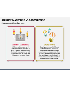 Affiliate Marketing Vs Dropshipping PPT Slide 1