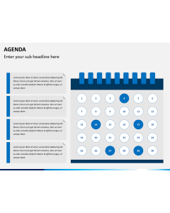 Agenda bundle PPT cover slide