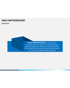 Agile Methodology PPT slide 1