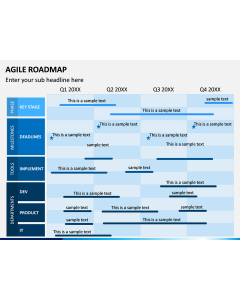 Agile Roadmap PPT Slide 1
