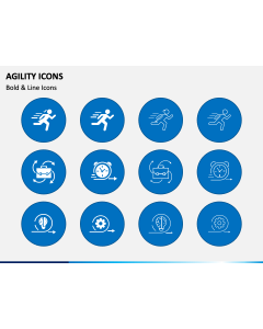 Agility Icons PPT Slide 1