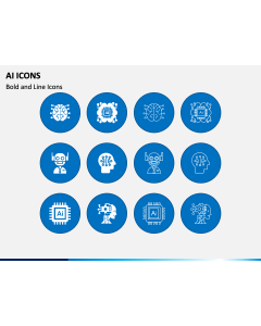 AI Icons PPT Slide 1