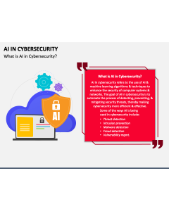 AI in Cybersecurity PPT Slide 1