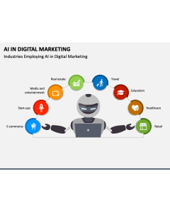 AI in Digital Marketing PPT Slide 1