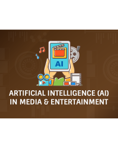 AI in Media and Entertainment PPT Slide 1
