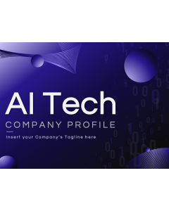 AI Tech Company Profile PPT Thumbnail