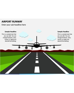 Airport Runway PPT Slide 1