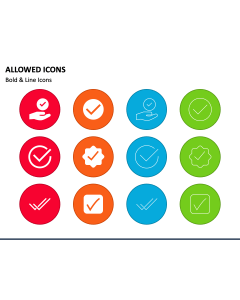 Allowed Icons PPT Slide 1