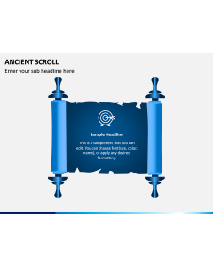 Ancient Scroll PPT Slide 1