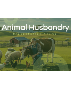 Animal Husbandry Presentation Theme PPT Thumbnail