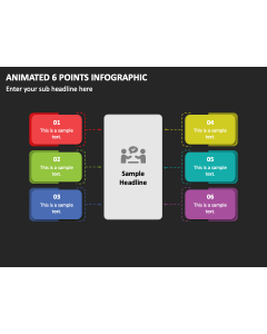 Animated 6 Points Infographic PPT Thumbnail